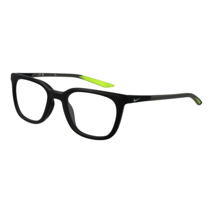 Eyeglasses Frames by Nike for men in metal black features an refined silhouette, showcasing a sophisticated black coloured frame and refined full-frame frame design for a refined look.