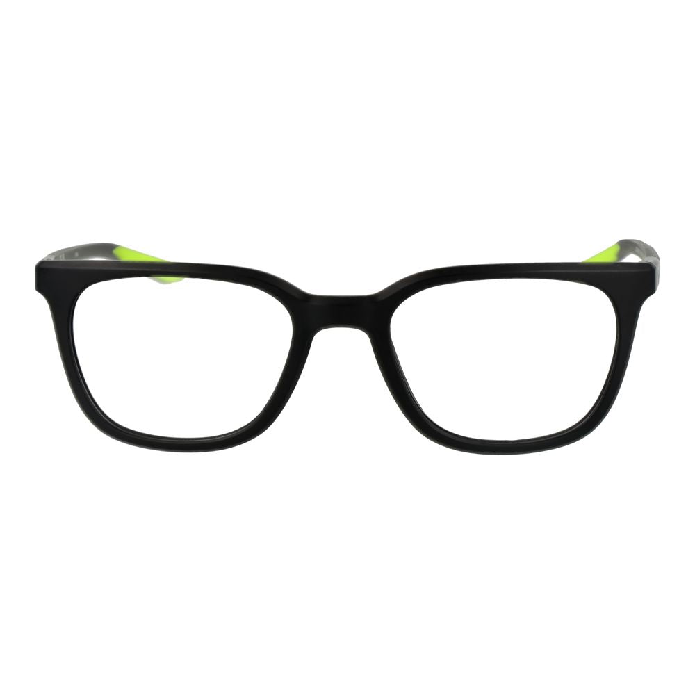 Eyeglasses Frames by Nike for men in metal black features an refined silhouette, showcasing the refined black coloured frame and sophisticated full-frame frame design.