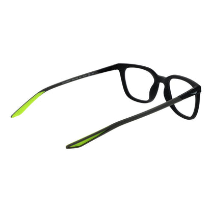 Eyeglasses Frames by Nike for men in metal and black showcases a refined silhouette, detailed with a black coloured frame finish and a sophisticated full-frame frame design.