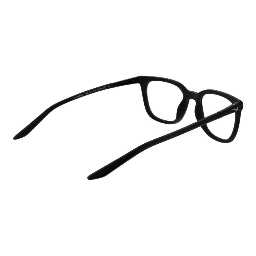 Eyeglasses Frames by Nike for men in metal and black showcases a refined silhouette, detailed with a black coloured frame finish and a sophisticated full-frame frame design.