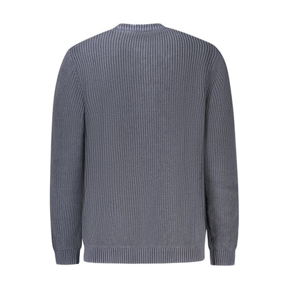 Sweatshirt by Pepe Jeans for men in cotton blue presents a smart casual silhouette, featuring a smart casual and for a sophisticated look.