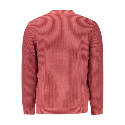 Sweatshirt by Pepe Jeans for men in cotton red features an provocated silhouette, detailed with a provocated and a refined crew neckline for a sophisticated aesthetic.