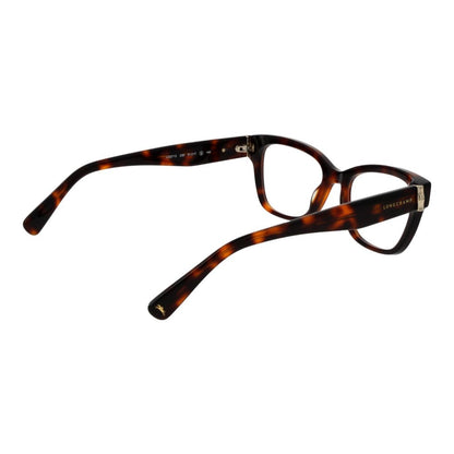 Eyeglasses Frames by Longchamp for women in brown features an refined silhouette, showcasing a sophisticated brown coloured frame and refined full-frame frame design for a refined look.