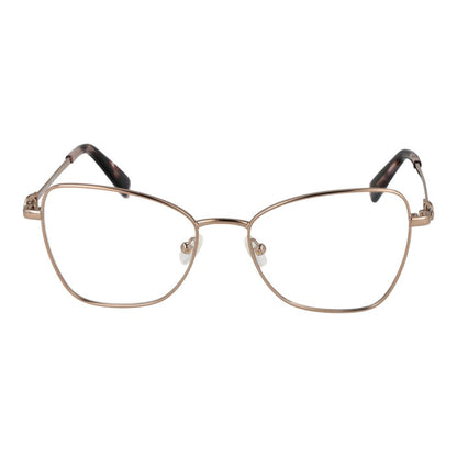 Eyeglasses Frames by Longchamp for women in metal and gold showcases an refined full-frame frame design featuring a sophisticated gold coloured frame for an refined and refined aesthetic.