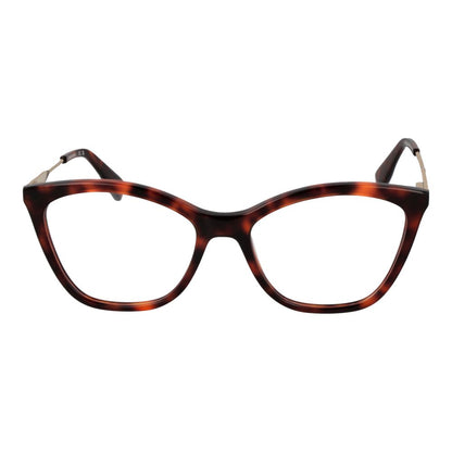 Eyeglasses Frames by Longchamp for women in metal brown showcases a reflective silhouette, artfully incorporating a sophisticated brown coloured frame with a distinct full-frame frame design.