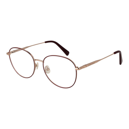 Eyeglasses Frames by Longchamp for women in metal red showcases a refined full-frame frame design with a refined red coloured frame finish for a refined and sophisticated look.