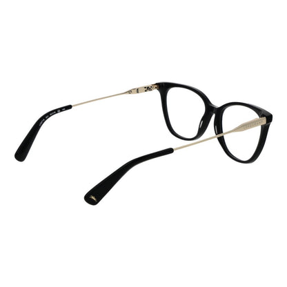 Eyeglasses Frames by Longchamp for women in metal black features an refined silhouette, showcasing the refined black coloured frame and sophisticated full-frame frame design.
