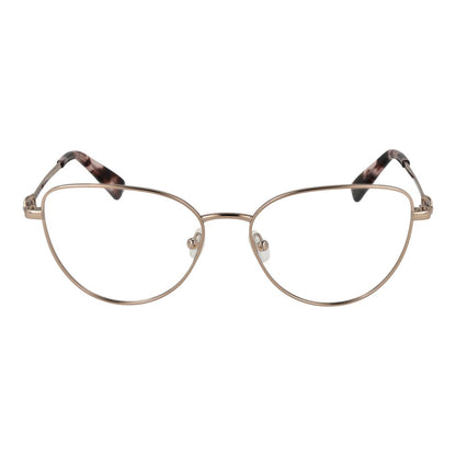 Eyeglasses Frames by Longchamp for women in metal gold showcases a refined full-frame frame design with a refined gold coloured frame finish for a refined and sophisticated look.