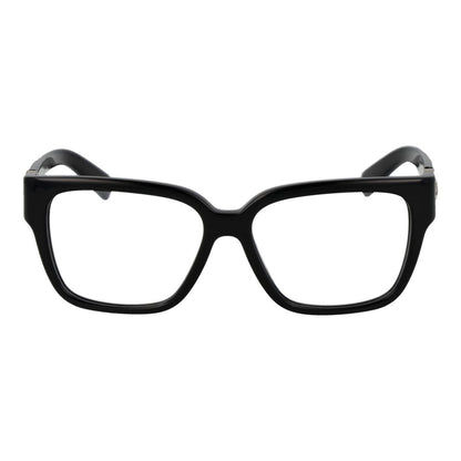 Eyeglasses Frames by Longchamp for women in acetate and black showcases an refined full-frame frame design featuring a sophisticated black coloured frame for an refined and refined aesthetic.