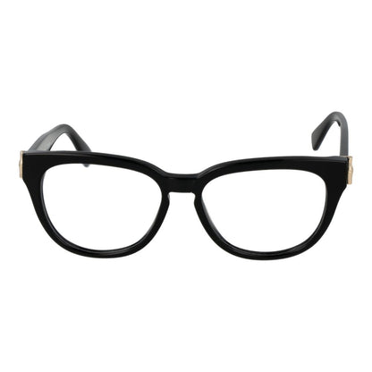 Eyeglasses Frames by Longchamp for women in acetate and black showcases a refined silhouette, detailed with a black coloured frame finish and a sophisticated full-frame frame design.