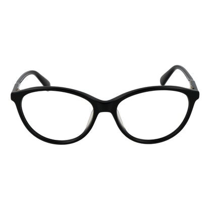 Eyeglasses Frames by Longchamp for women in acetate and black showcases an refined full-frame frame design featuring a sophisticated black coloured frame for an refined and refined aesthetic.