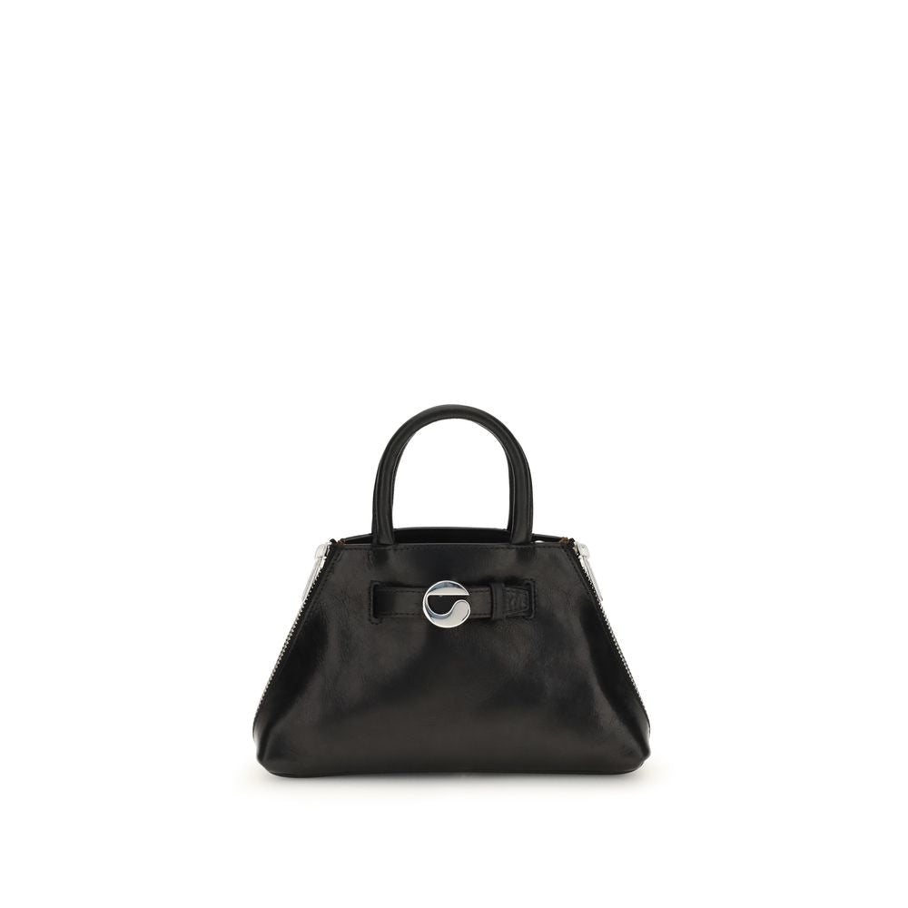 Mini Shoulder Bag by Coperni for women in bos taurus calf leather black features an effortlessly chic silhouette with a secure , ample , and versatile shoulder-strap for effortlessly chic everyday luxury.