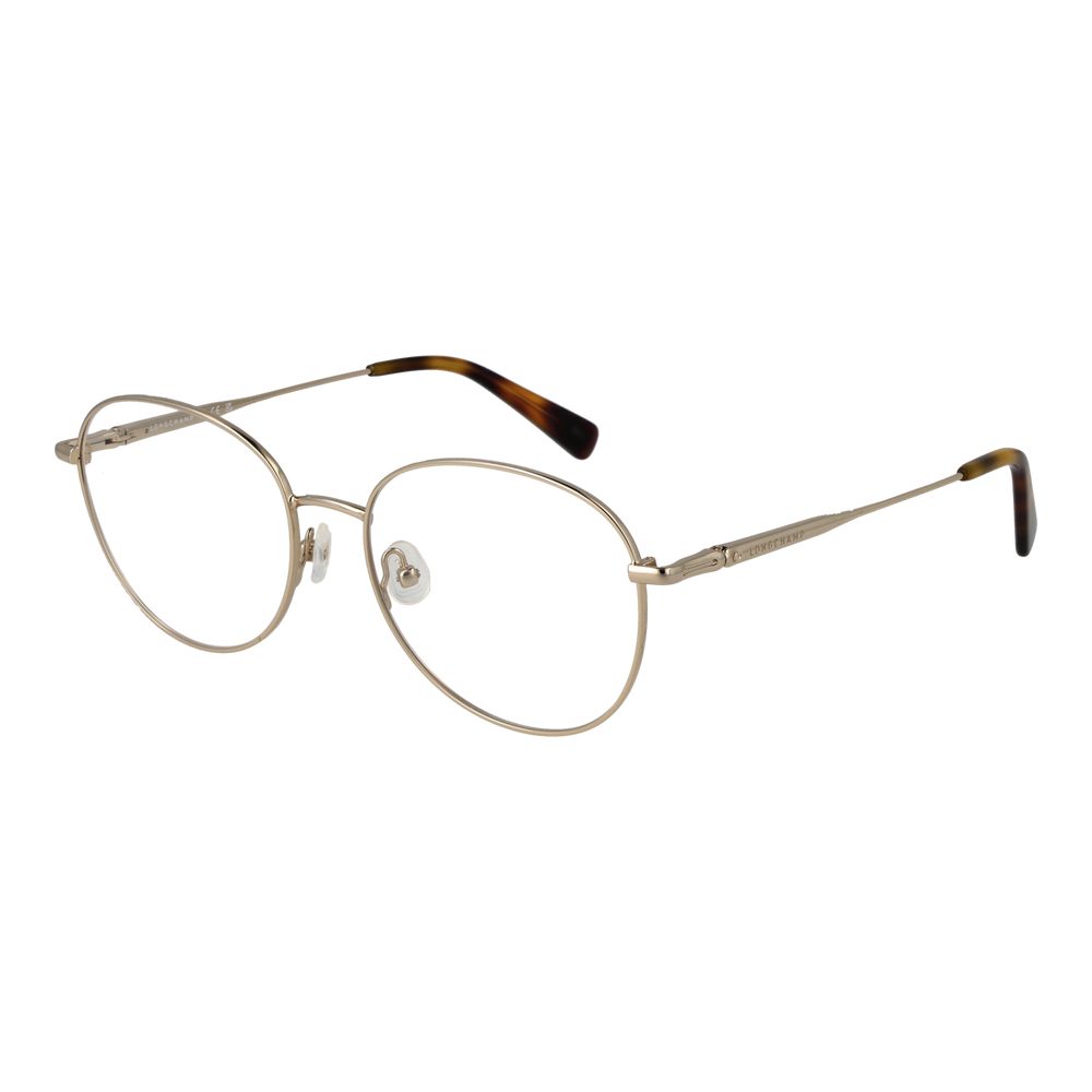 Longchamp Women's Full-Rim Panto Metal Eyeglasses Frames - Gold
