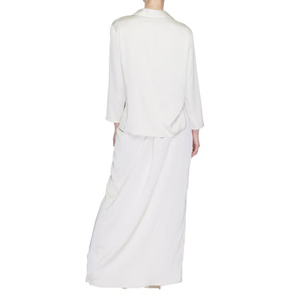 Sandro Ferrone Women's Long Polyester Dress - Beige