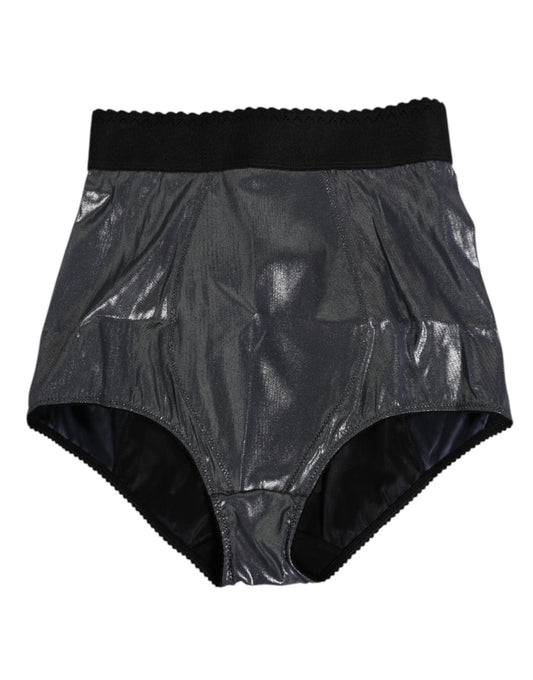 Panties by Dolce & Gabbana for women in polyester film fiber & silk gray features a cute design, highlighting the distinctive style of Women's Polyester Film Fiber & Silk Panties.