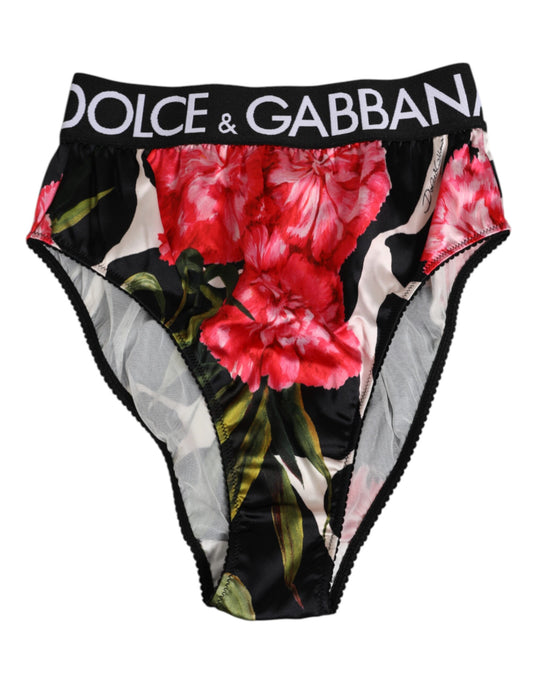 This Underpants Briefs by Dolce & Gabbana for women in polyamide & silk black, floral & print features a flawless silhouette from the Women's High Rise Polyamide & Silk Underpants Briefs collection, offering a flawless fit designed for premium comfort.