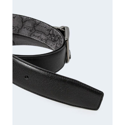 Belt by Alviero Martini Prima Classe for men in polyurethane leather black features an distinguished design, perfectly showcasing the sophisticated craftsmanship of this distinguished Polyurethane Leather Belt.