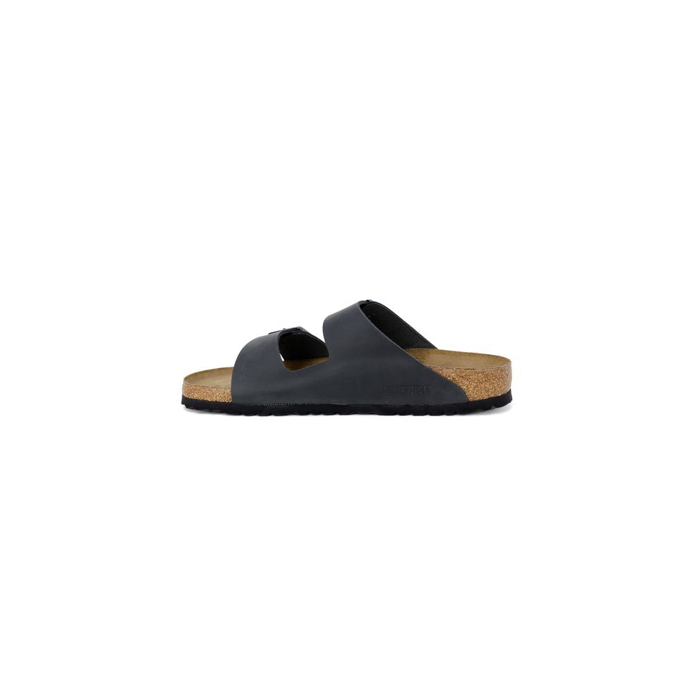Birkenstock Women's Suede Leather & Cork Slippers - Black