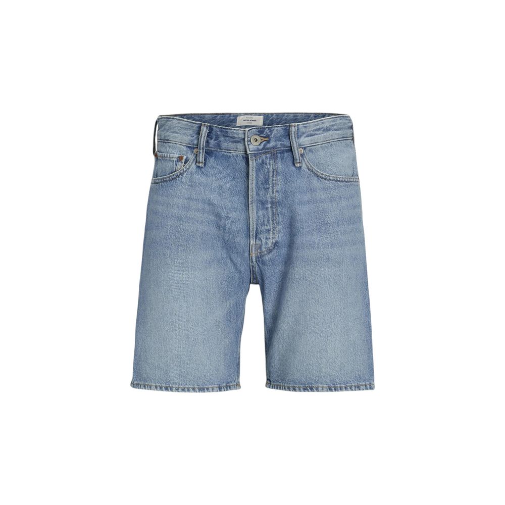 Jack Jones Men's Cotton Polyester Bermuda Shorts - Blue