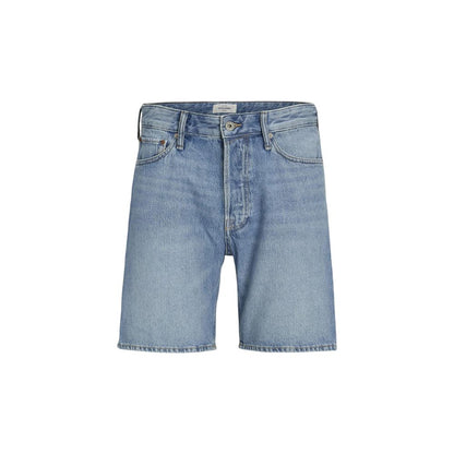 Jack Jones Men's Cotton Polyester Bermuda Shorts - Blue