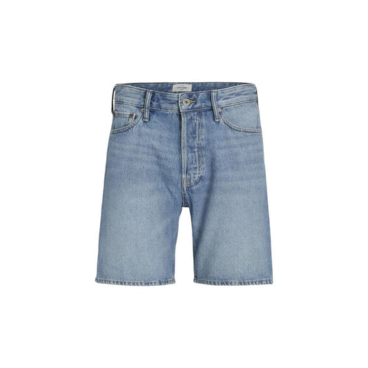 Jack Jones Men's Cotton Polyester Bermuda Shorts - Blue