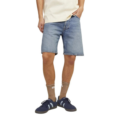 Jack Jones Men's Cotton Polyester Bermuda Shorts - Blue