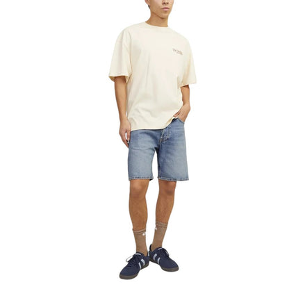 Jack Jones Men's Cotton Polyester Bermuda Shorts - Blue