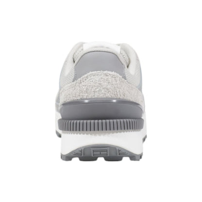 Sneakers by Tommy Hilfiger Jeans for women in suede leather gray features an opulent silhouette from the Women's Athletic Casual Suede Leather Sneakers collection, showcasing a signature athletic casual style with an opulent finish.