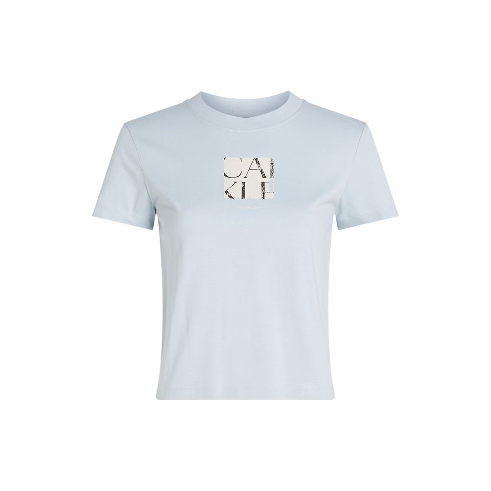 Calvin Klein Jeans Women's Cotton T-Shirt - Blue
