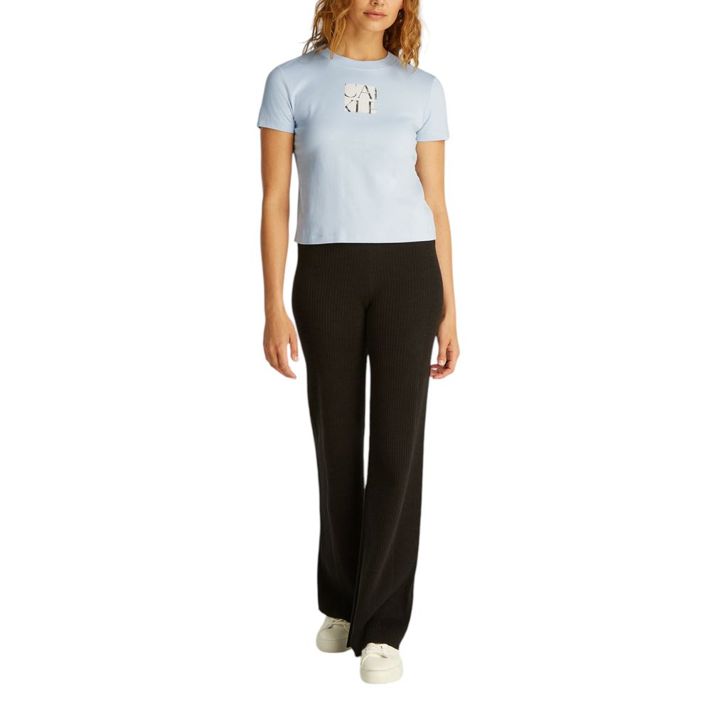 Calvin Klein Jeans Women's Cotton T-Shirt - Blue