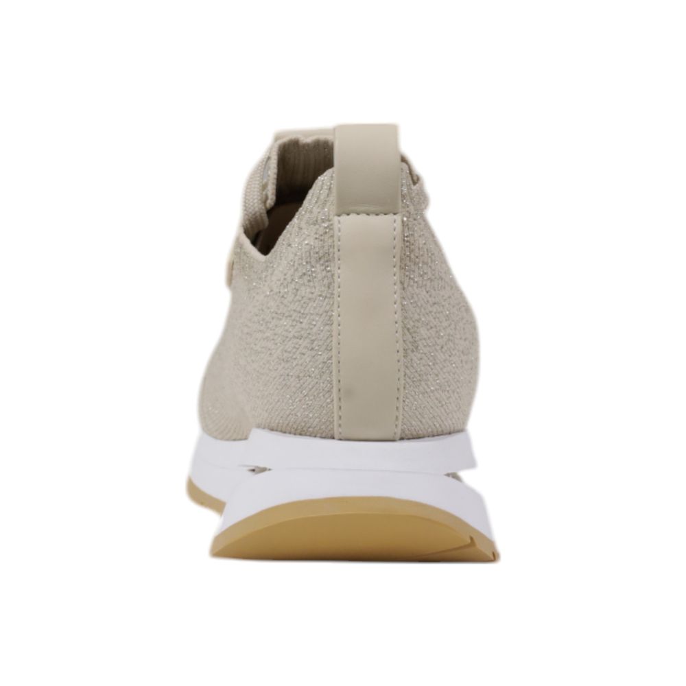 Sneakers by Guess for women in polyester & polyurethane beige features a sumptuous design, perfectly showcasing the sumptuous athletic slip-on casual style of this Women's Lightweight Athletic Slip-On Casual Polyester & Polyurethane Sneakers.