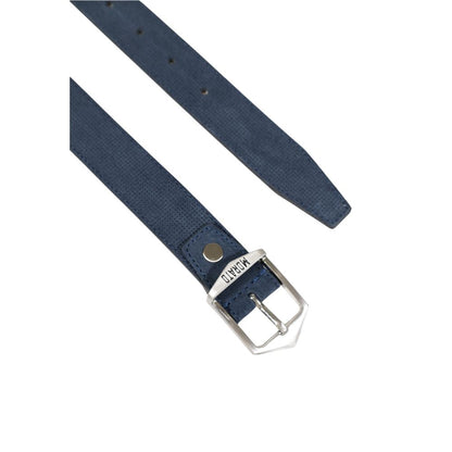 Belt by Antony Morato for men in leather & metal blue features an distinguished design, perfectly showcasing the sophisticated craftsmanship of this distinguished Leather & Metal Belt.