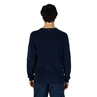 Sweatshirt by Antony Morato for men in viscose cotton blue features an enviable silhouette, showcasing a premium and refined round neckline for a truly enviable finish.