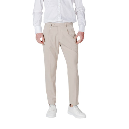Antony Morato Men's Regular-Fit Stretch Polyester & Viscose Trousers - Beige