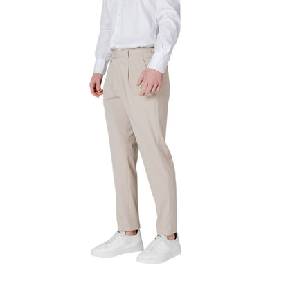 Antony Morato Men's Regular-Fit Stretch Polyester & Viscose Trousers - Beige
