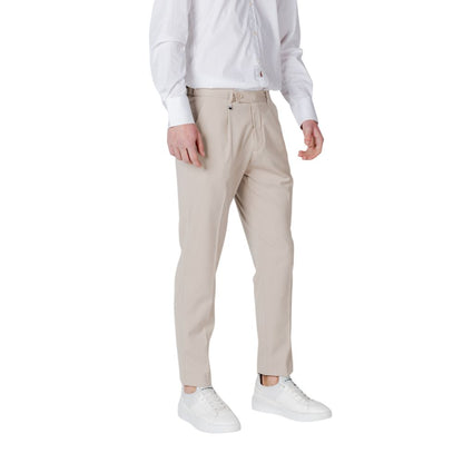 Antony Morato Men's Regular-Fit Stretch Polyester & Viscose Trousers - Beige