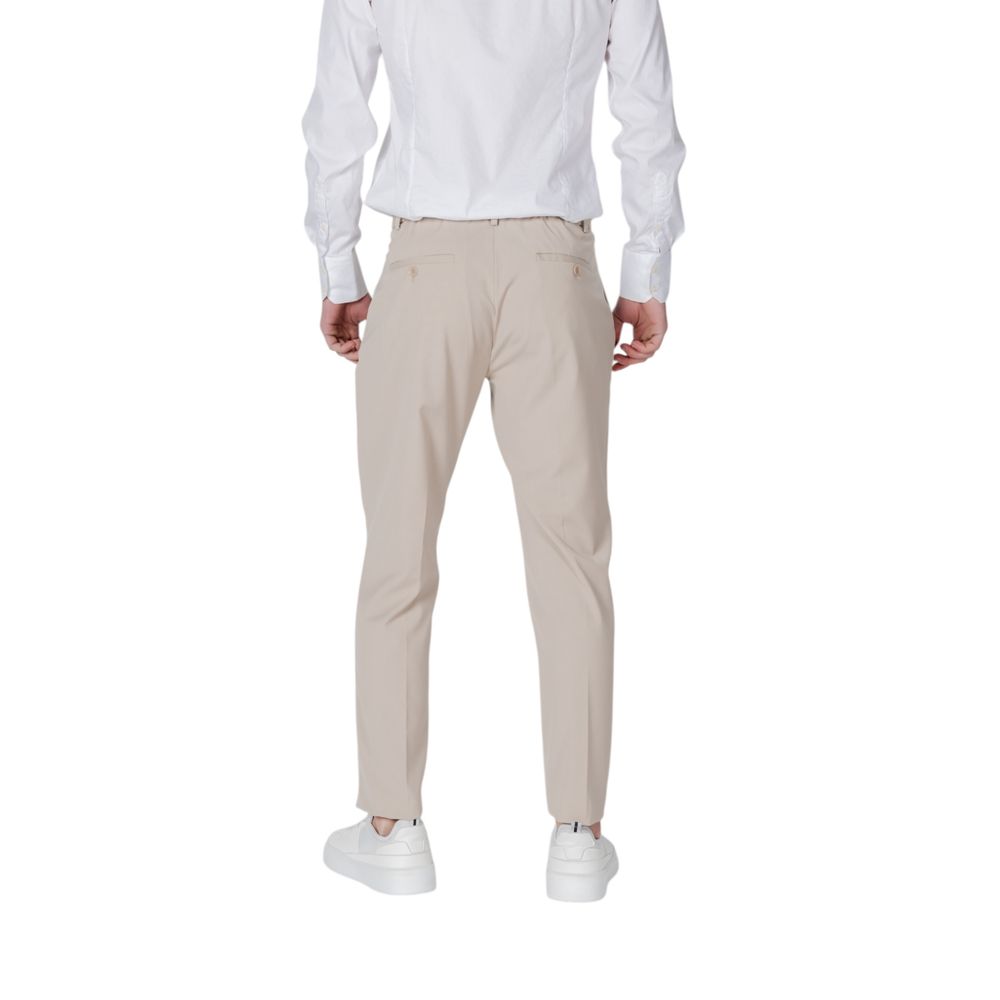 Antony Morato Men's Regular-Fit Stretch Polyester & Viscose Trousers - Beige