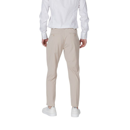 Antony Morato Men's Regular-Fit Stretch Polyester & Viscose Trousers - Beige