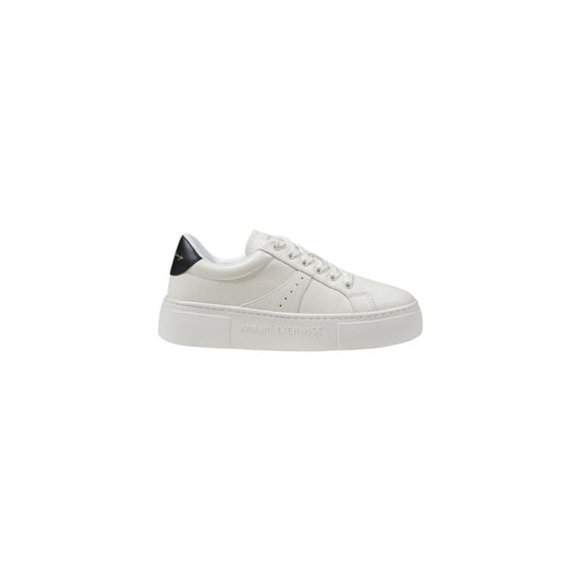 Sneakers by Armani Exchange for women in polyester black features an opulent silhouette from the Women's Casual Polyester Sneakers collection, showcasing a signature casual style with an opulent finish.