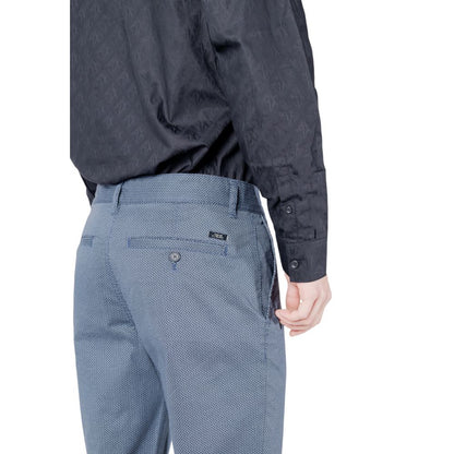 Armani Exchange Men's Skinny Slim Stretch Cotton Trousers - Blue