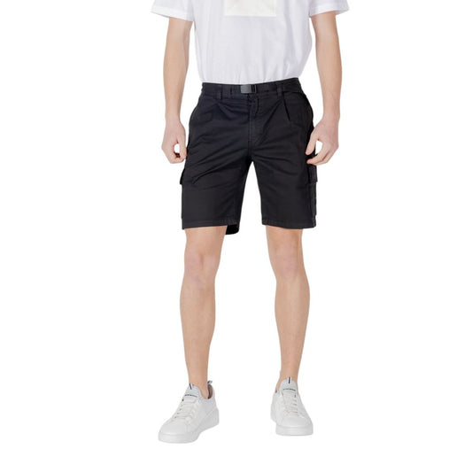 Hugo Boss Men's Stretch Cotton Bermuda Shorts - Black