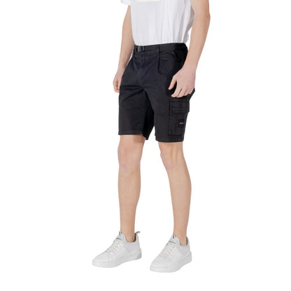 Hugo Boss Men's Stretch Cotton Bermuda Shorts - Black