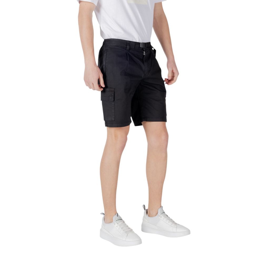 Hugo Boss Men's Stretch Cotton Bermuda Shorts - Black