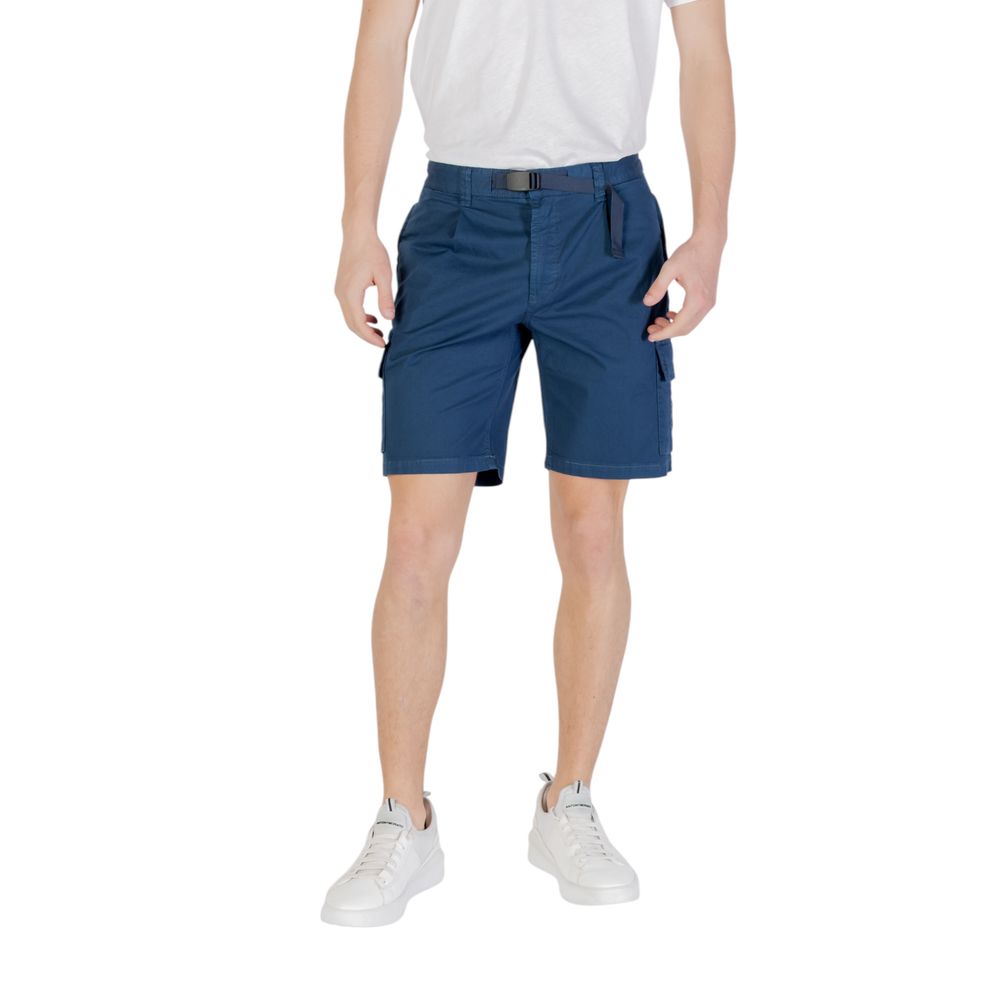 Hugo Boss Men's Stretch Cotton Bermuda Shorts - Blue