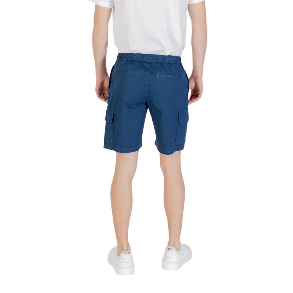 Hugo Boss Men's Stretch Cotton Bermuda Shorts - Blue