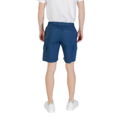 Hugo Boss Men's Stretch Cotton Bermuda Shorts - Blue