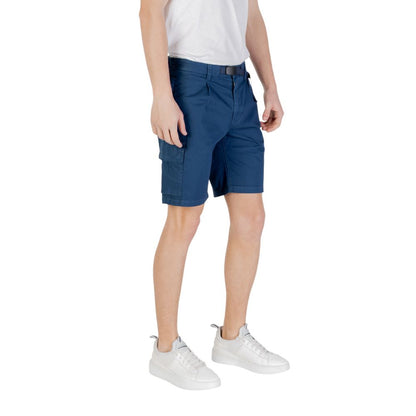 Hugo Boss Men's Stretch Cotton Bermuda Shorts - Blue