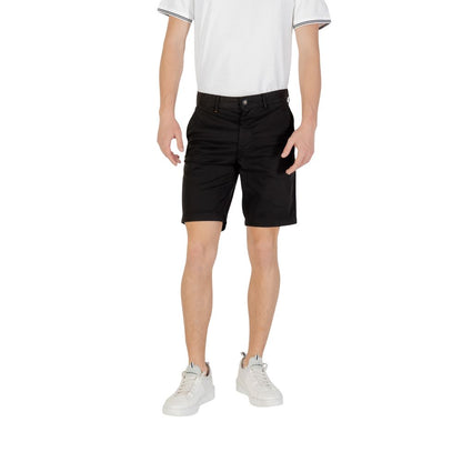 Hugo Boss Men's Slim Stretch Cotton Bermuda Shorts - Black
