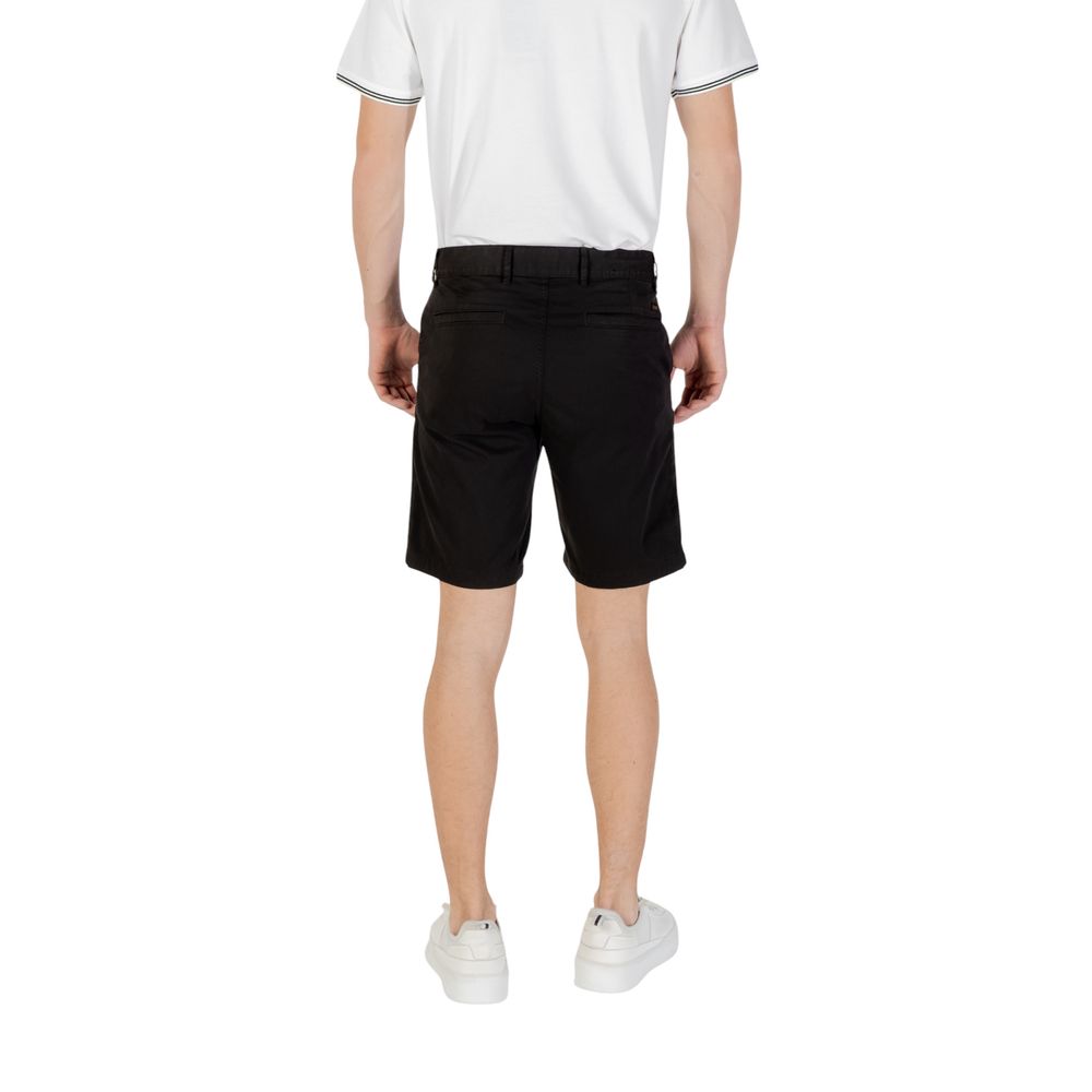 Hugo Boss Men's Slim Stretch Cotton Bermuda Shorts - Black
