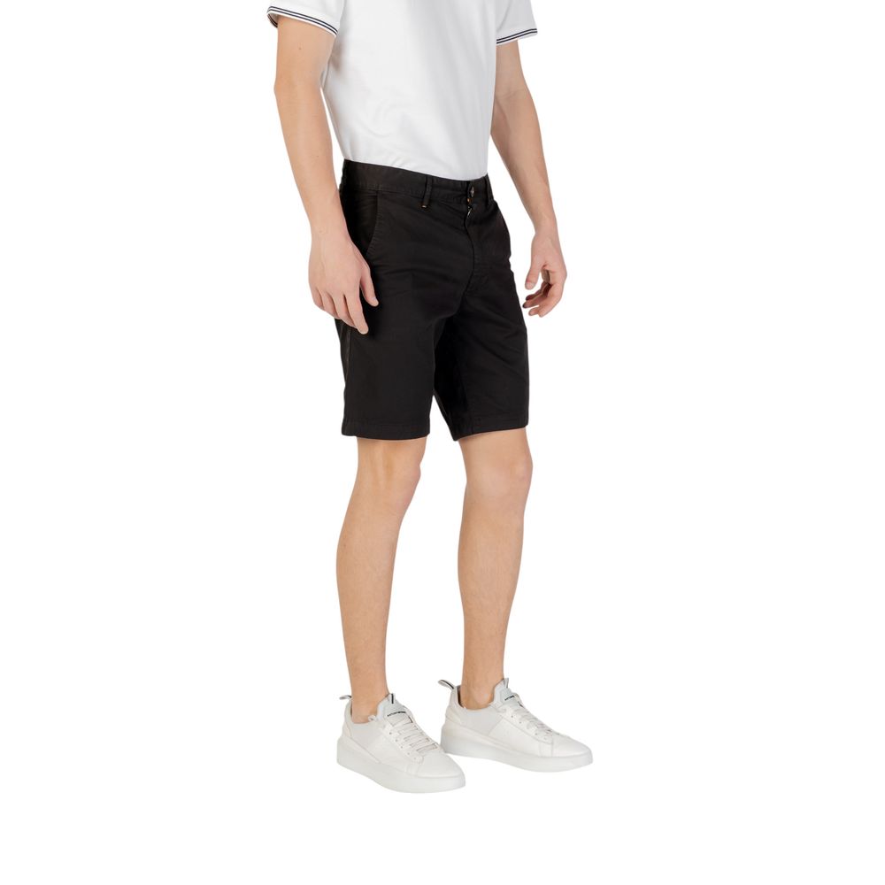 Hugo Boss Men's Slim Stretch Cotton Bermuda Shorts - Black